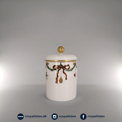 Stjerne Riflet Jul Krukke med Låg (16 cm / 75 cl) - RCoyalisten.dk