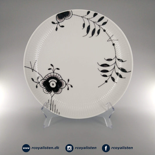 Sort Mega Riflet Moderne Tallerken (25 cm) - RCoyalisten.dk