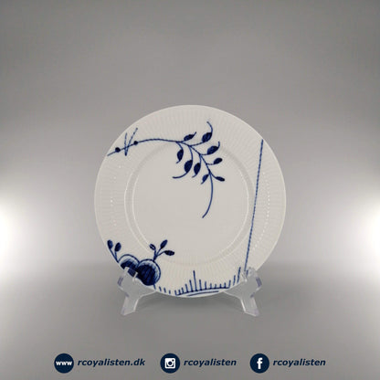 Royal Copenhagen Blå Mega Riflet Tallerken #2 (17 cm) - RCoyalisten.dk