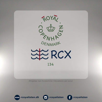 Royal Copenhagen Blå Mega Riflet Tekande (11 cm / 35 cl) - RCoyalisten.dk