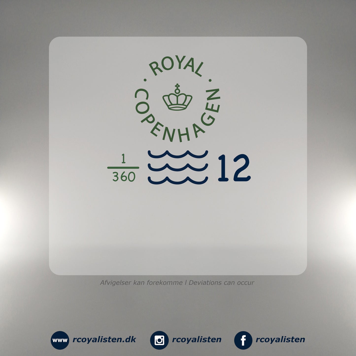 Royal Copenhagen Musselmalet Riflet Terrin (200 cl) - RCoyalisten.dk