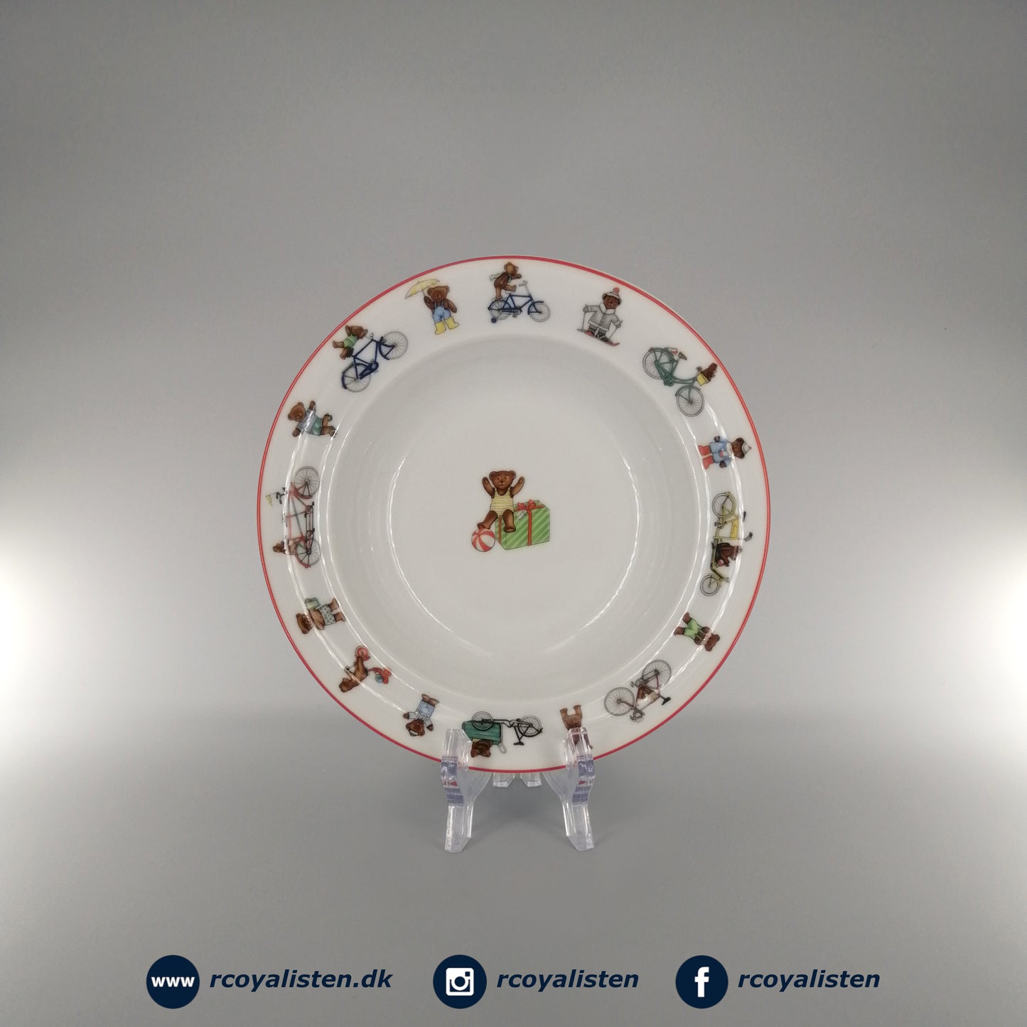 Julius Deep Plate (17,5 cm) - Red