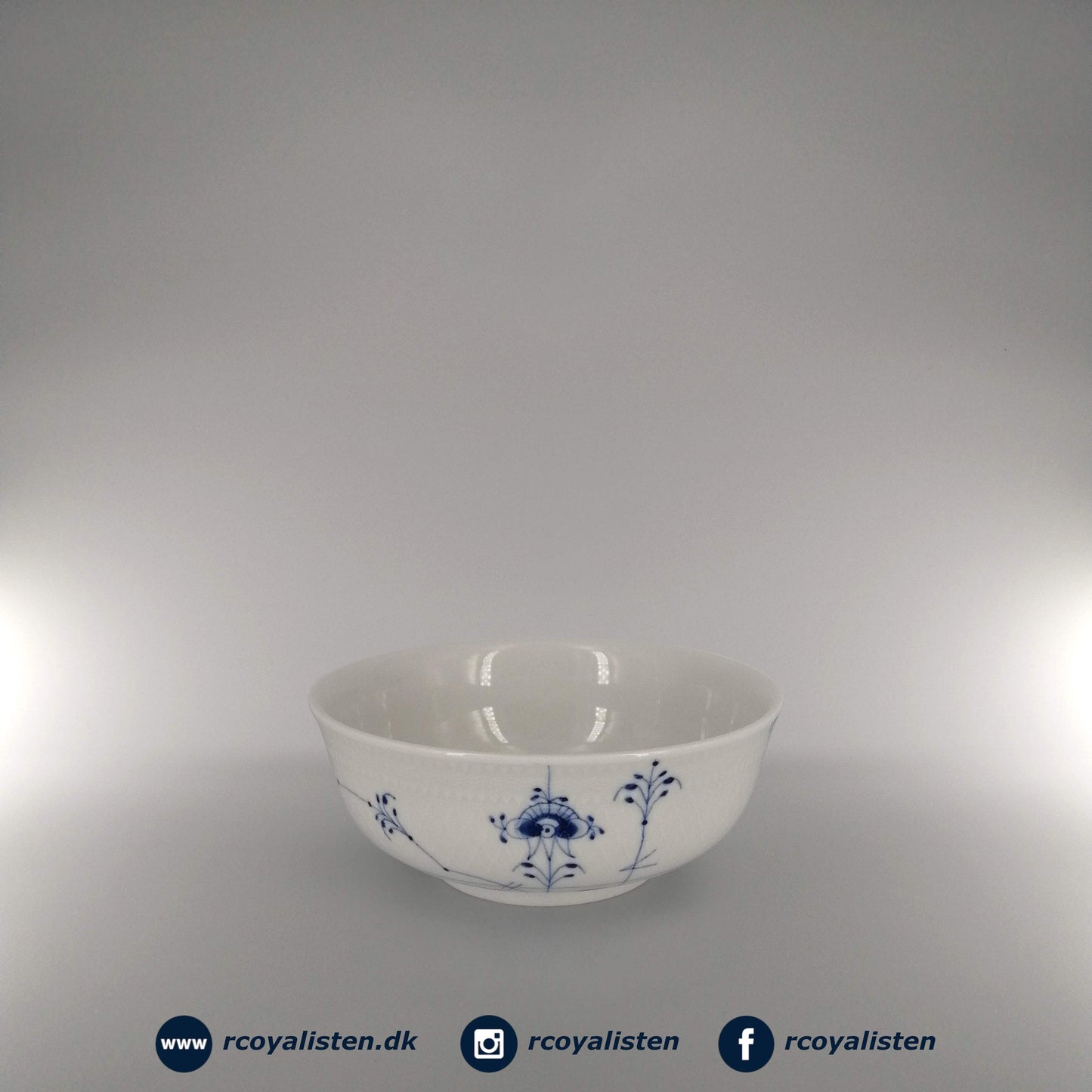 Blå Palmette Skål (15 cm / 56 cl) - RCoyalisten.dk
