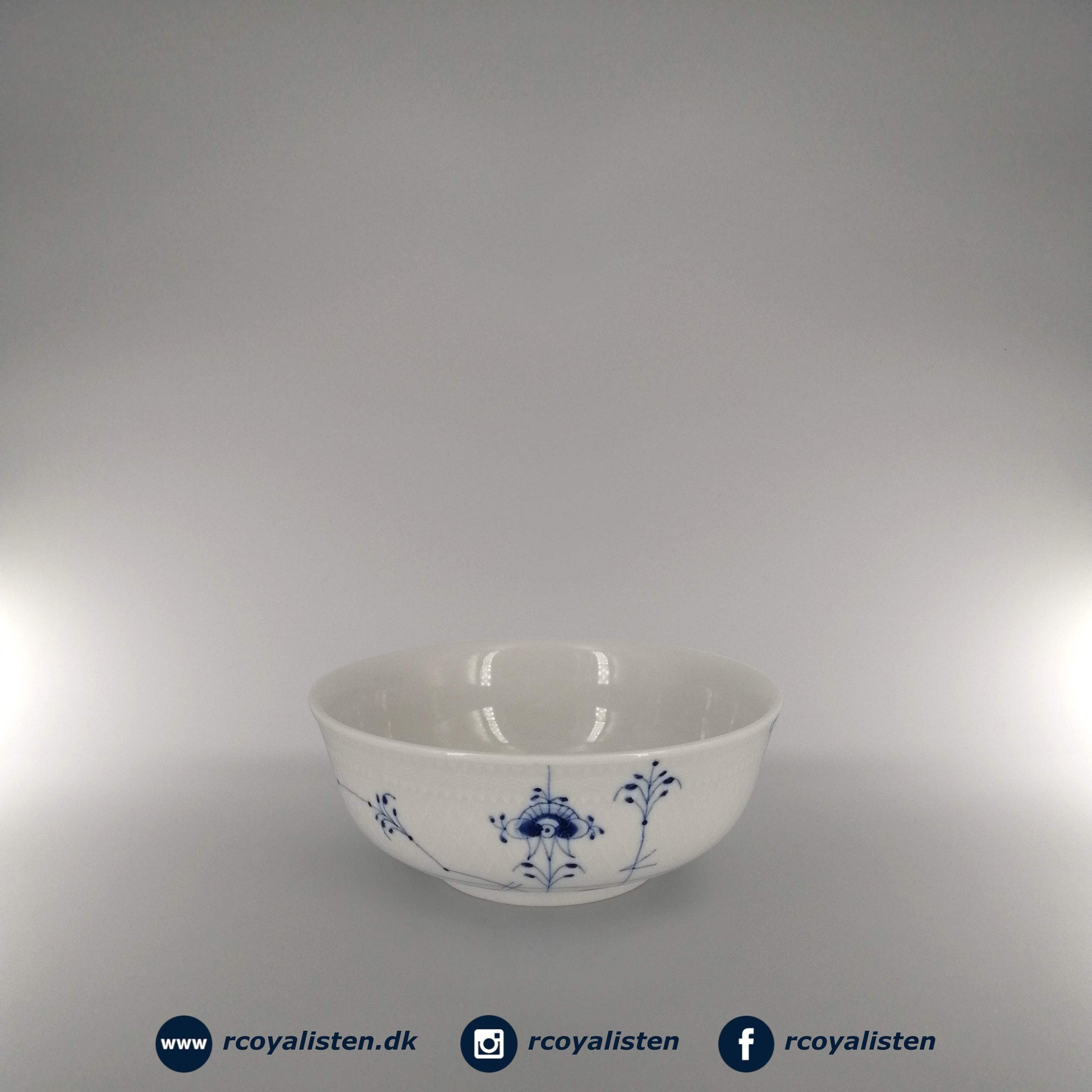 Blå Palmette Skål (15 cm / 56 cl) - RCoyalisten.dk