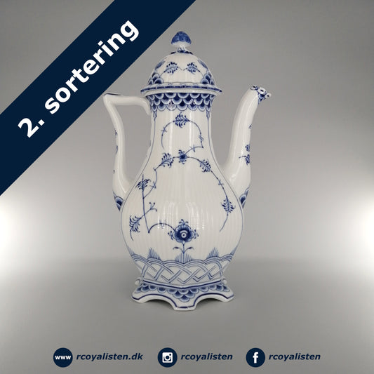 Royal Copenhagen Musselmalet Helblonde Kaffekande (29 cm / 150 cl) - RCoyalisten.dk