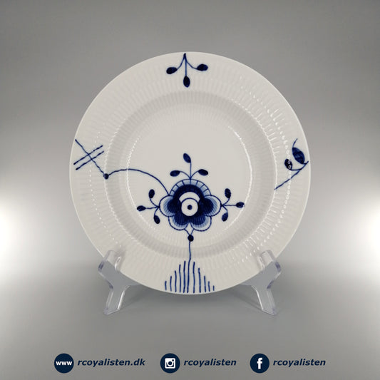 Blå Mega Riflet Dyb Tallerken #4 (21 cm)
