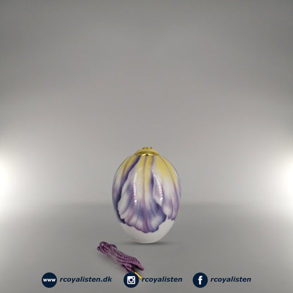 Royal Copenhagen Påskeæg Stor - Tulipan Lilla - RCoyalisten.dk