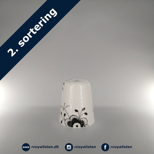 Royal Copenhagen Sort Mega Riflet Termokop (29 cl) - RCoyalisten.dk