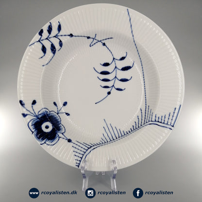 Royal Copenhagen Blå Mega Riflet Dyb Tallerken (30 cm) - RCoyalisten.dk