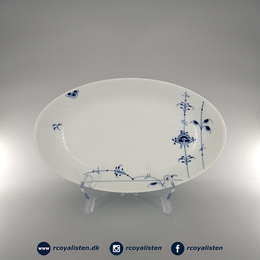 Royal Copenhagen Blå Palmette Ovalt Fad (27 cm) - RCoyalisten.dk
