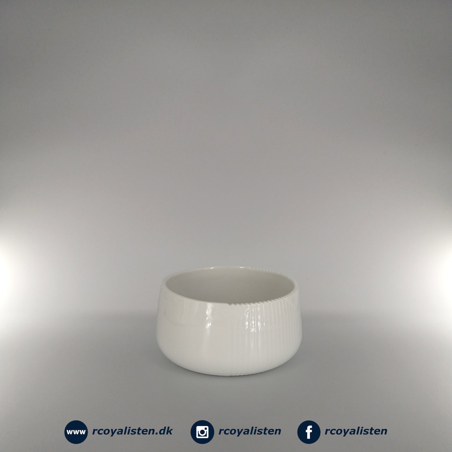Royal Copenhagen Hvid Elements Skål (11 cm / 50 cl) - RCoyalisten.dk