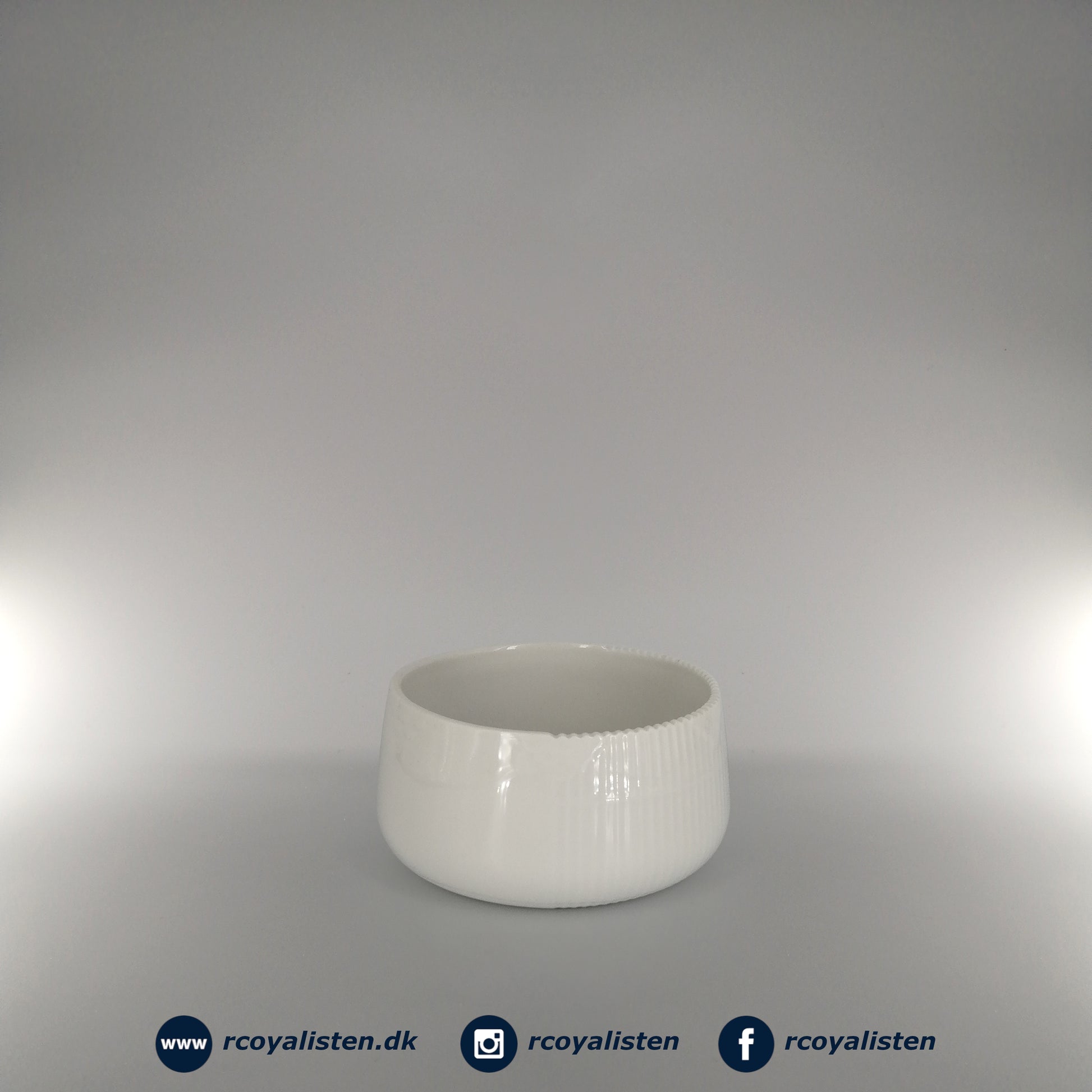 Royal Copenhagen Hvid Elements Skål (11 cm / 50 cl) - RCoyalisten.dk