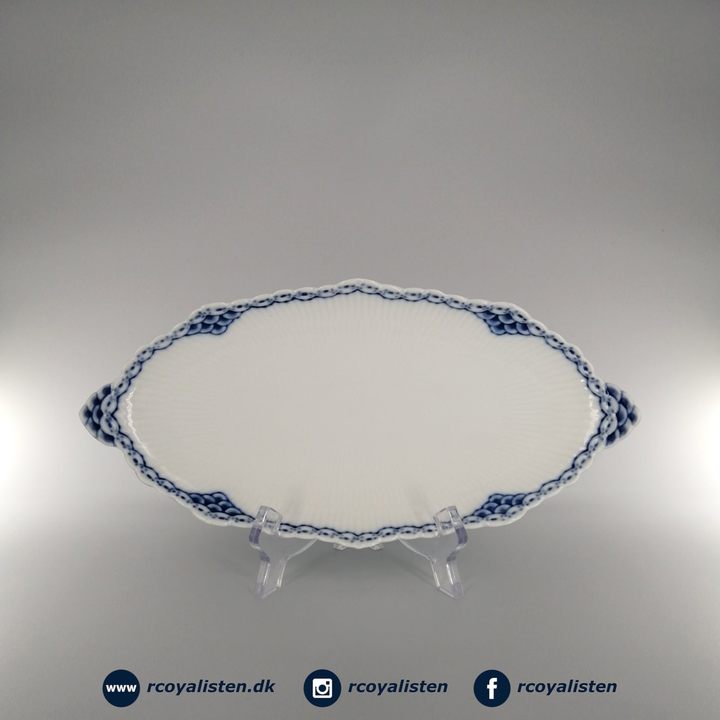 Royal Copenhagen Prinsesse Ovalt Fad (24,5 cm) - RCoyalisten.dk