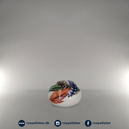 Royal Copenhagen Bonbonniere (7 cm) - Blandede Fjer - RCoyalisten.dk