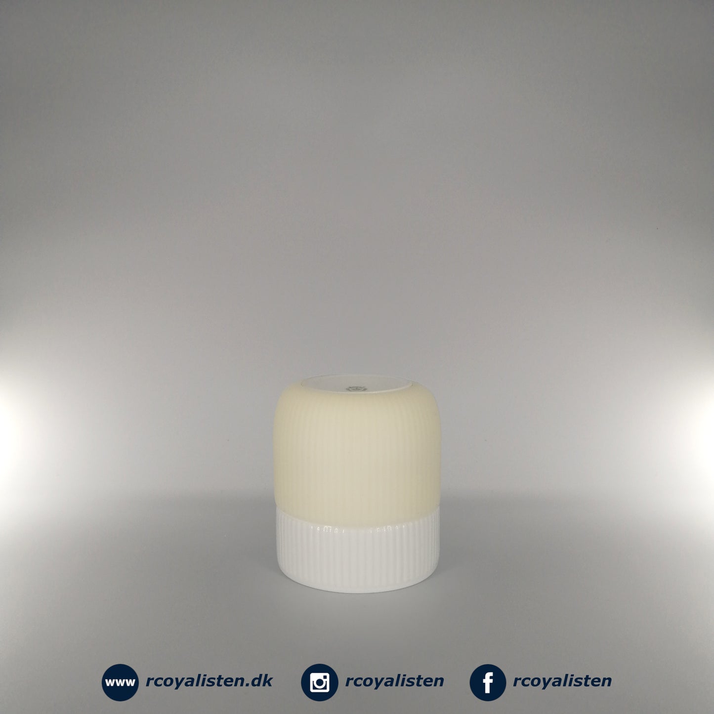 Fluted Contrast Mug (33 cl) - Pearl
