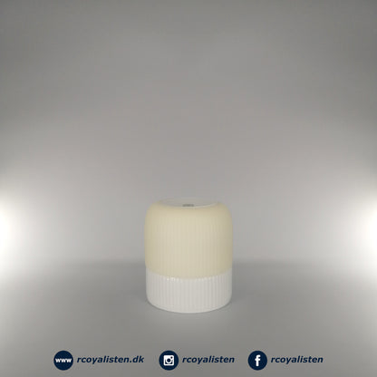 Fluted Contrast Mug (33 cl) - Pearl