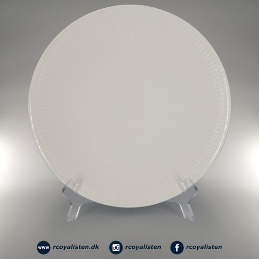 White Fluted Coupe Plate (27 cm)