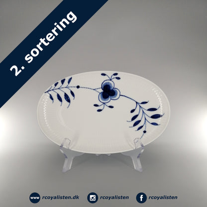 Royal Copenhagen Blå Mega Riflet Asiet (23 cm) - RCoyalisten.dk