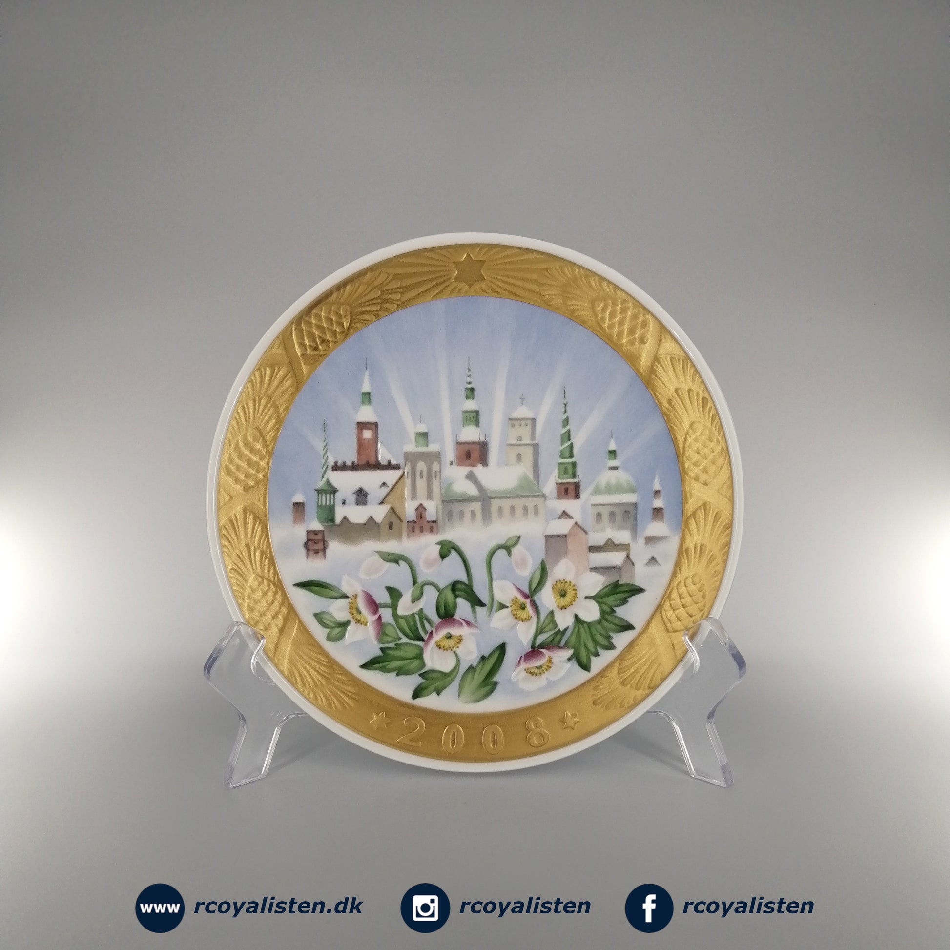 Royal Copenhagen Juleplatte 2008 - Limited Edition - RCoyalisten.dk