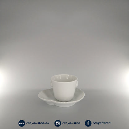 Hvid Elements Espressokop med Underkop (10 cl)