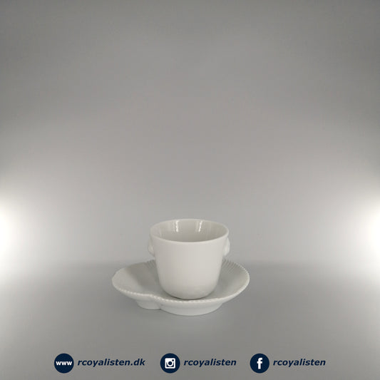 Hvid Elements Espressokop med Underkop (10 cl)