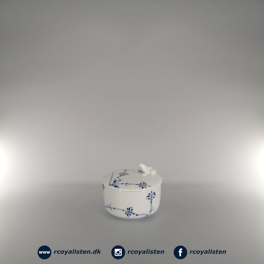 Blue Palmette Bowl with Lid and Frog (6 cm / 10 cl)