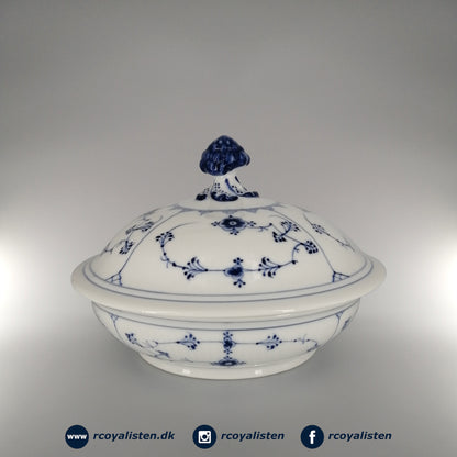Royal Copenhagen Musselmalet Riflet Lågfad Rundt (24,5 cm / 120 cl) - RCoyalisten.dk