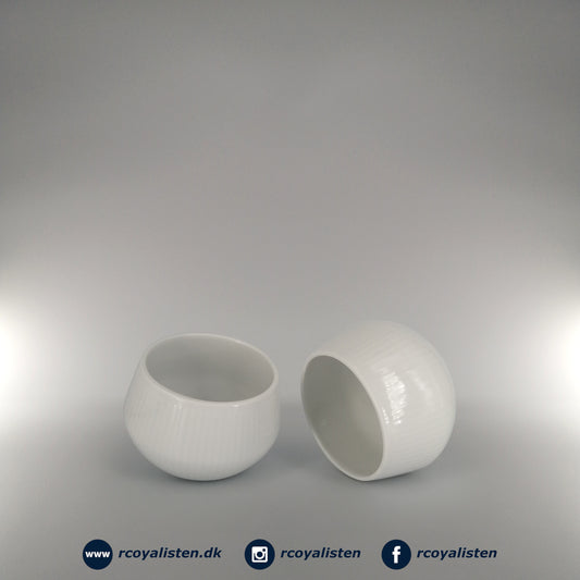 White Fluted Snack Bowl (7 cm / 30 cl) (2-pack)