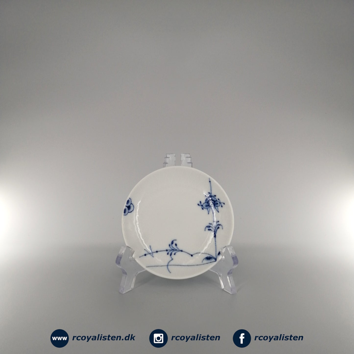 Royal Copenhagen Blå Palmette Tallerken #3 (10 cm) - RCoyalisten.dk