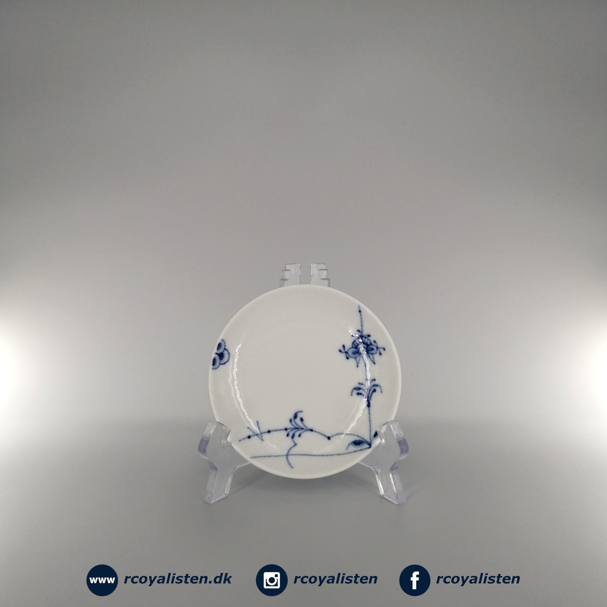 Royal Copenhagen Blå Palmette Tallerken #3 (10 cm) - RCoyalisten.dk