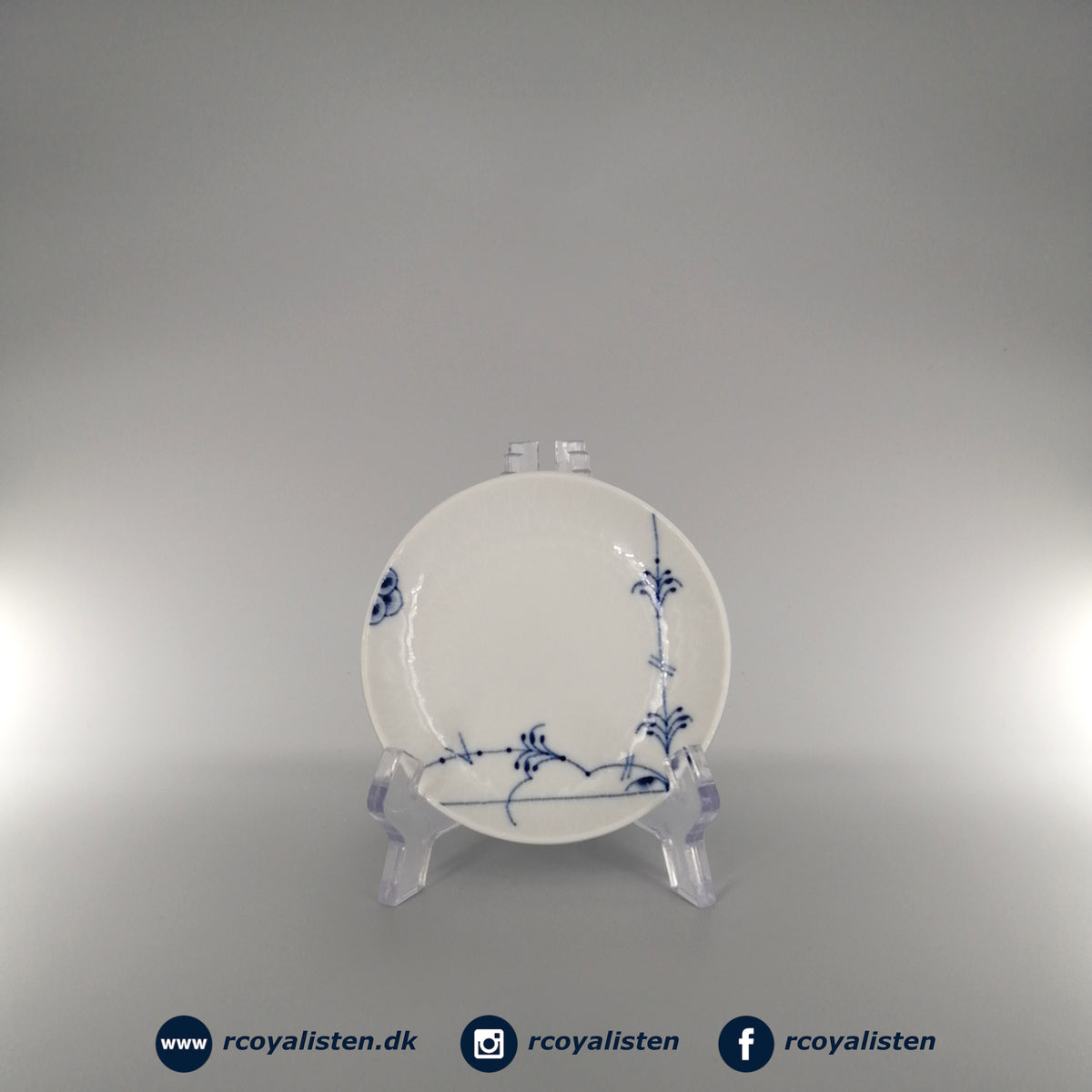 Royal Copenhagen ​Blå Palmette Tallerken (10 cm) - RCoyalisten.dk