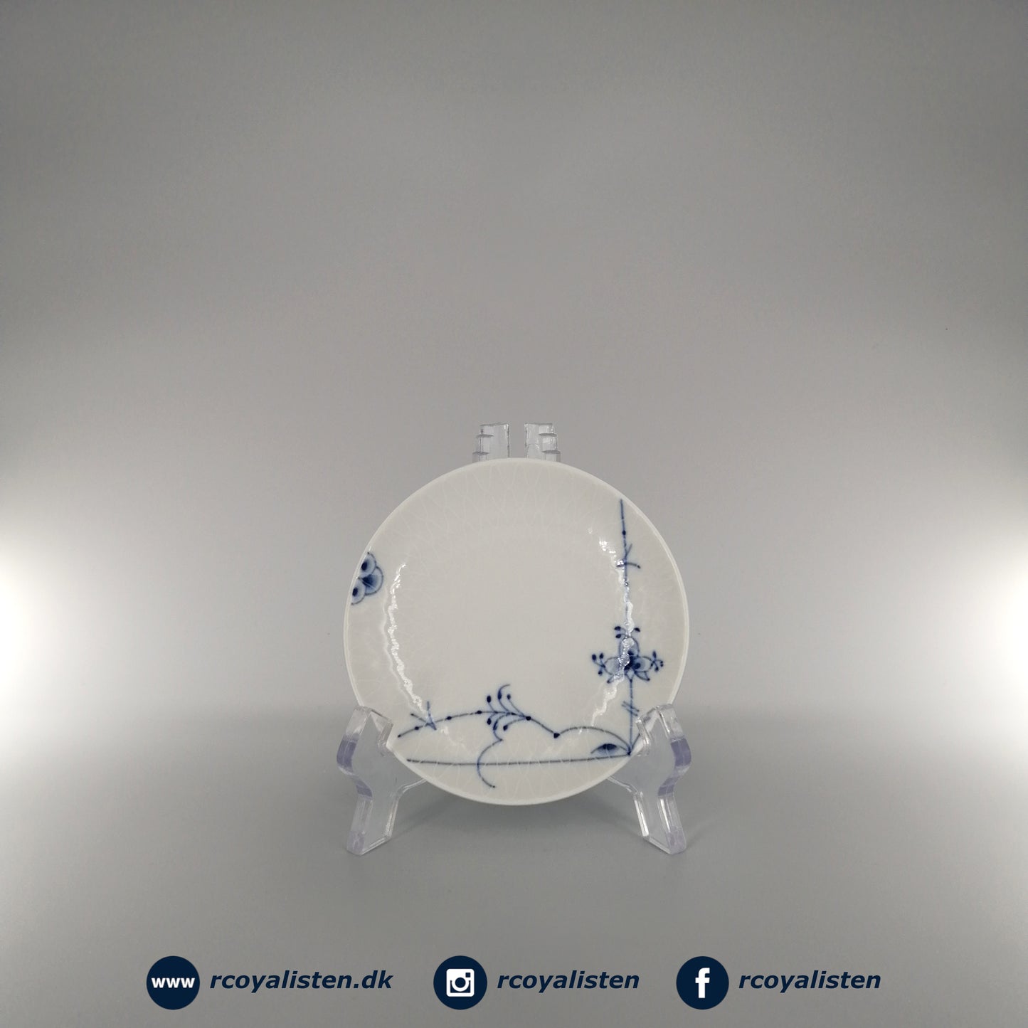 Royal Copenhagen Blå Palmette Tallerken #4 (10 cm) - RCoyalisten.dk