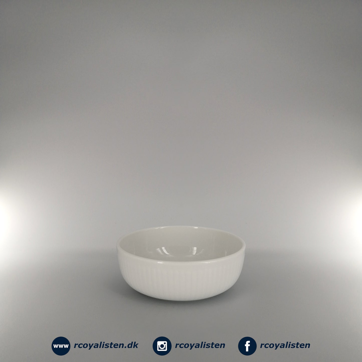 White Fluted Bowl (11,5 cm / 30 cl)