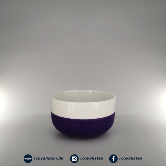 Riflet Contrast Skål (12,5 cm / 60 cl) - Aubergine