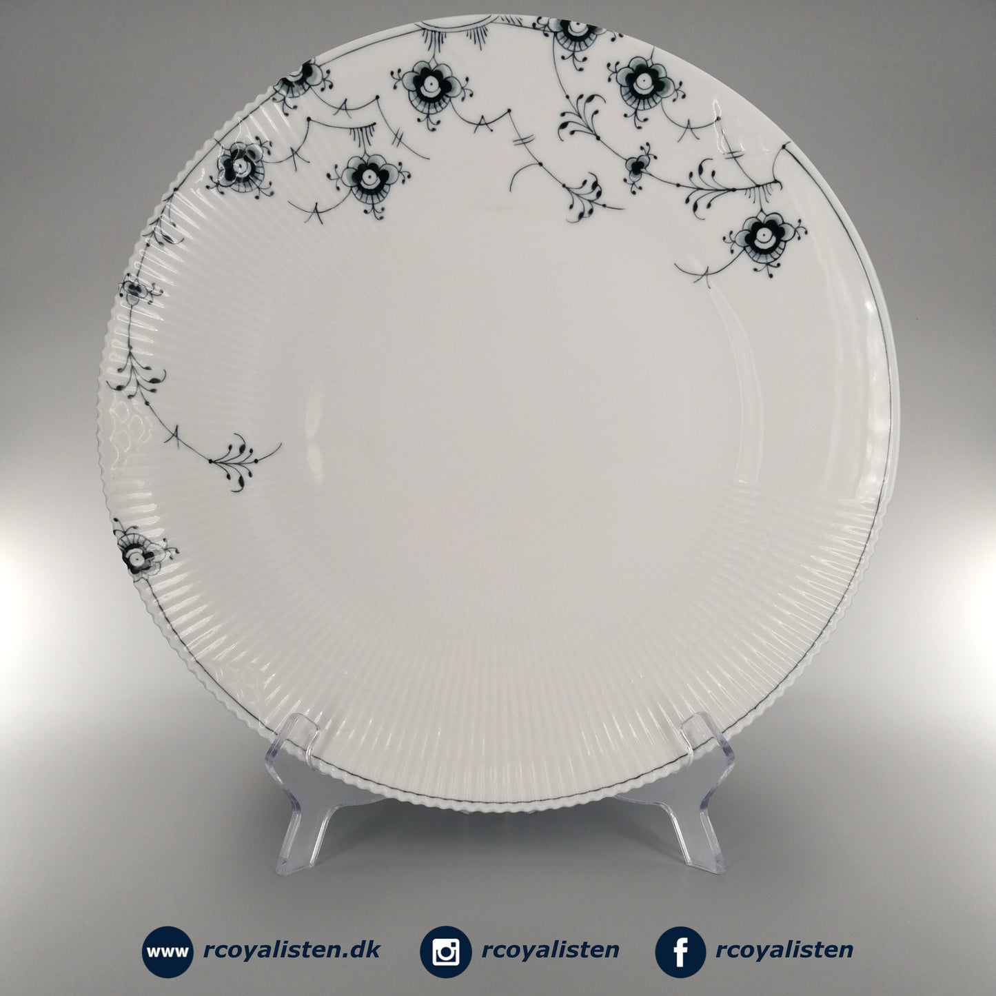 Multifarvet Elements Midnight Tallerken (29,5 cm)
