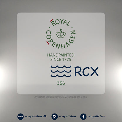 Royal Copenhagen Blå Mega Riflet Asiet (23 cm) - RCoyalisten.dk