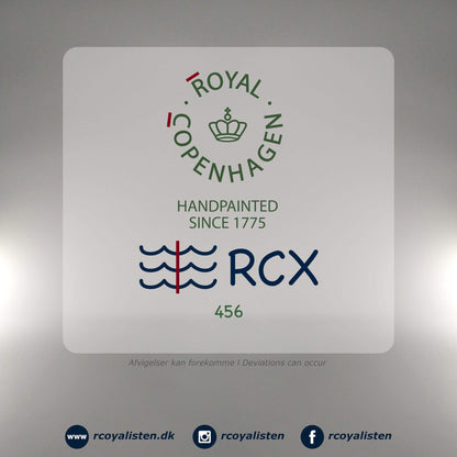 Royal Copenhagen Blå Mega Riflet Skål (18 cm / 110 cl) - RCoyalisten.dk