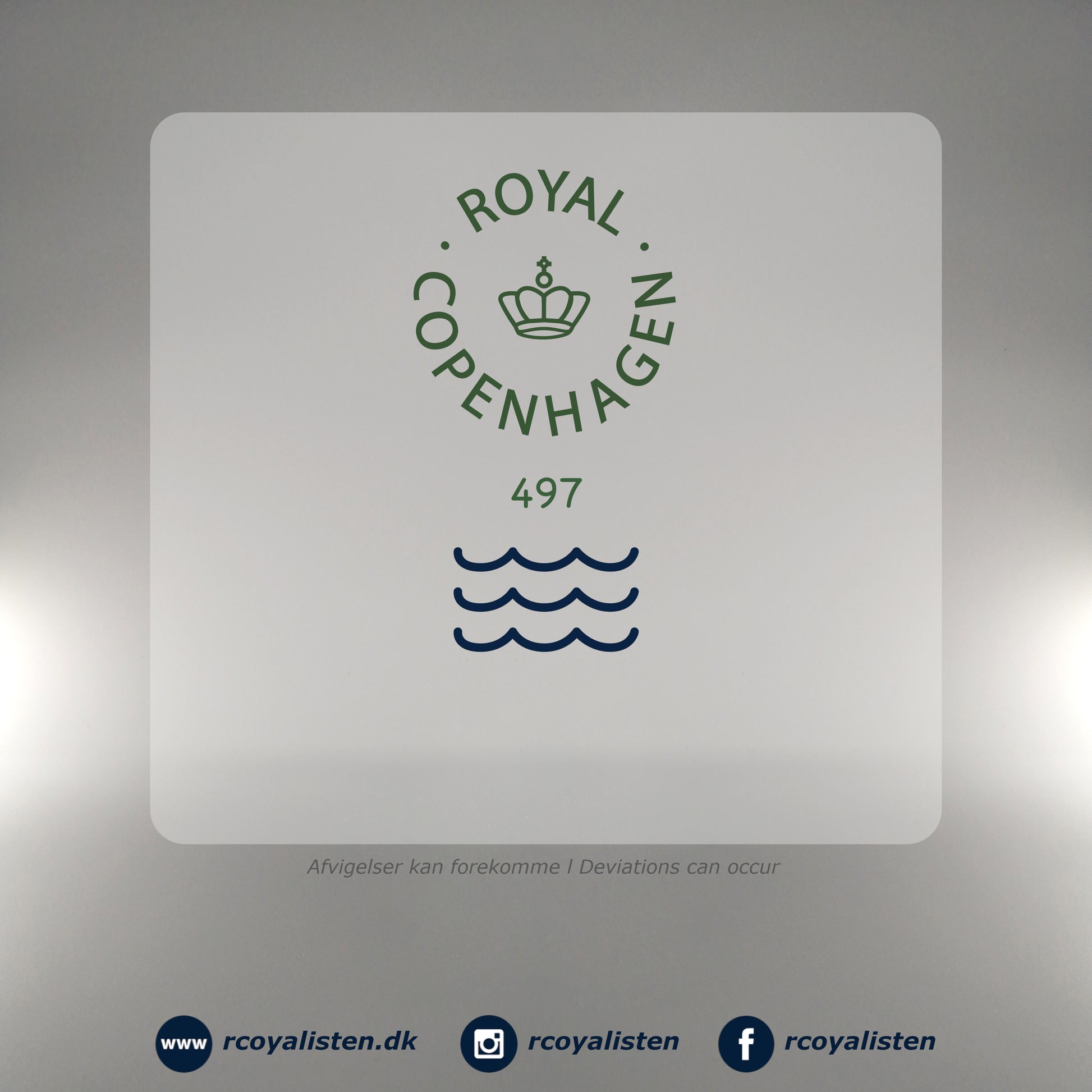 Royal Copenhagen Flower Emblem Krus (33 cl) - Creme - RCoyalisten.dk