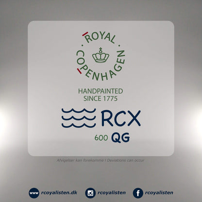Royal Copenhagen Mega Rose Dyb Tallerken (17 cm) - RCoyalisten.dk