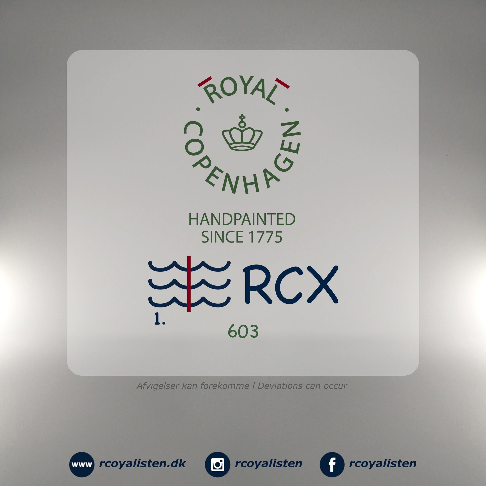 Royal Copenhagen Blå Mega Riflet Dyb Tallerken #1 (17 cm) - RCoyalisten.dk