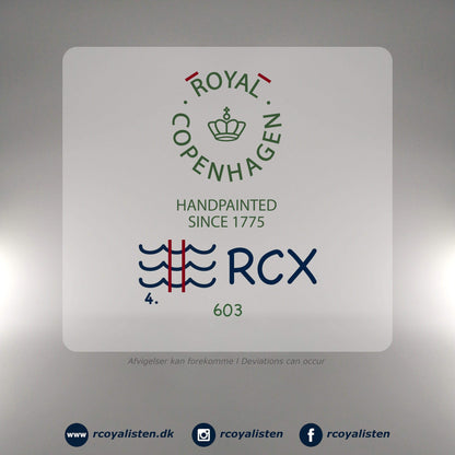 Royal Copenhagen Blå Mega Riflet Dyb Tallerken #4 (17 cm) - RCoyalisten.dk