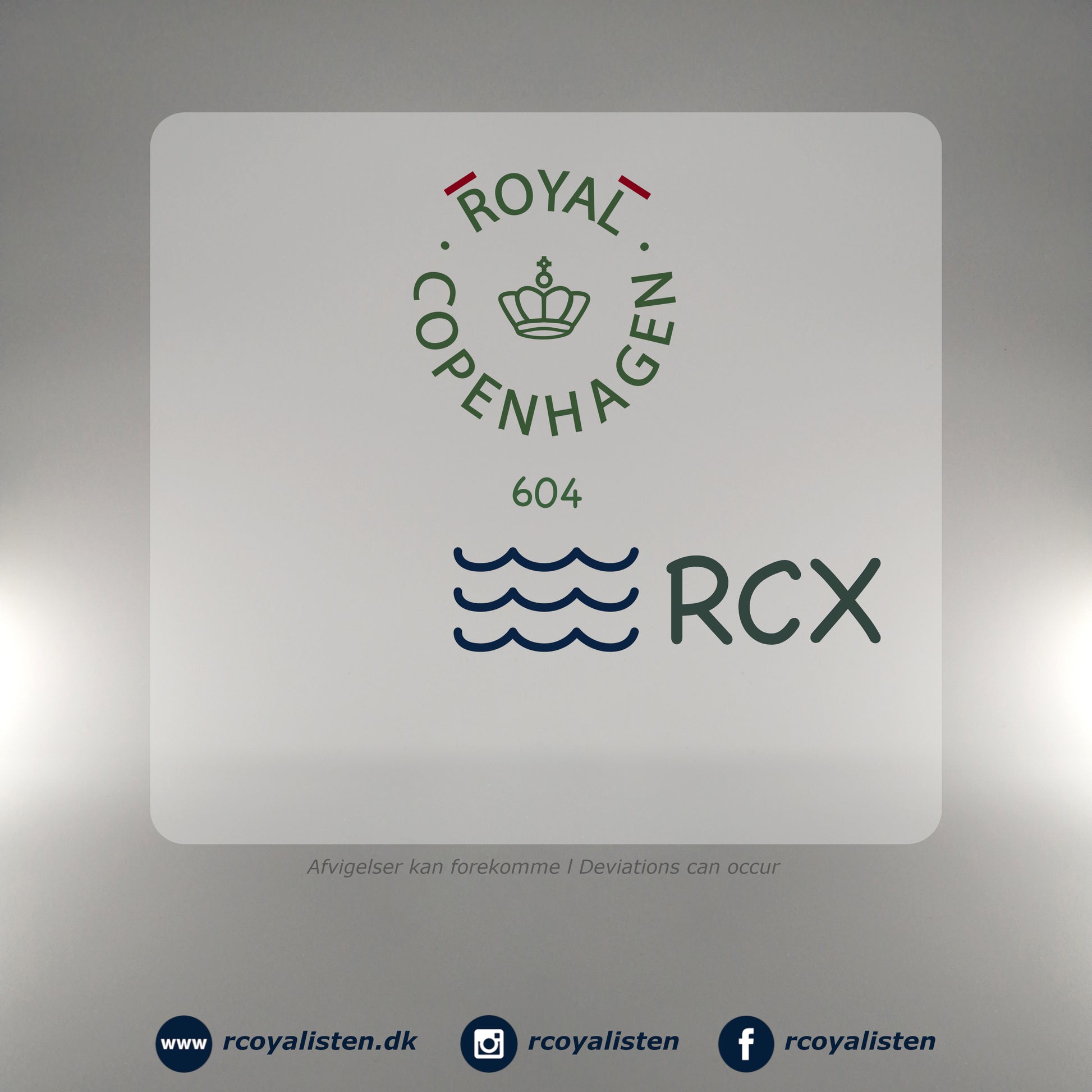Royal Copenhagen Multifarvet Elements Sage Dyb Tallerken (25 cm) - RCoyalisten.dk