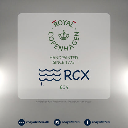 Royal Copenhagen Blå Mega Riflet Dyb Tallerken #1 (21 cm) - RCoyalisten.dk
