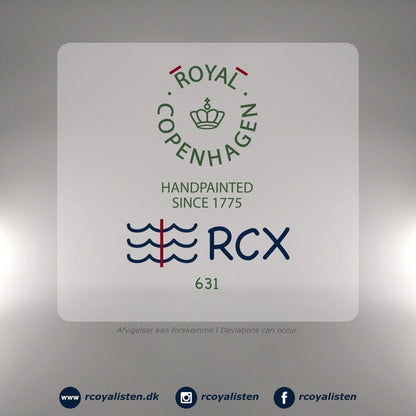 Royal Copenhagen Blå Mega Riflet Rundt Fad (31 cm) - RCoyalisten.dk