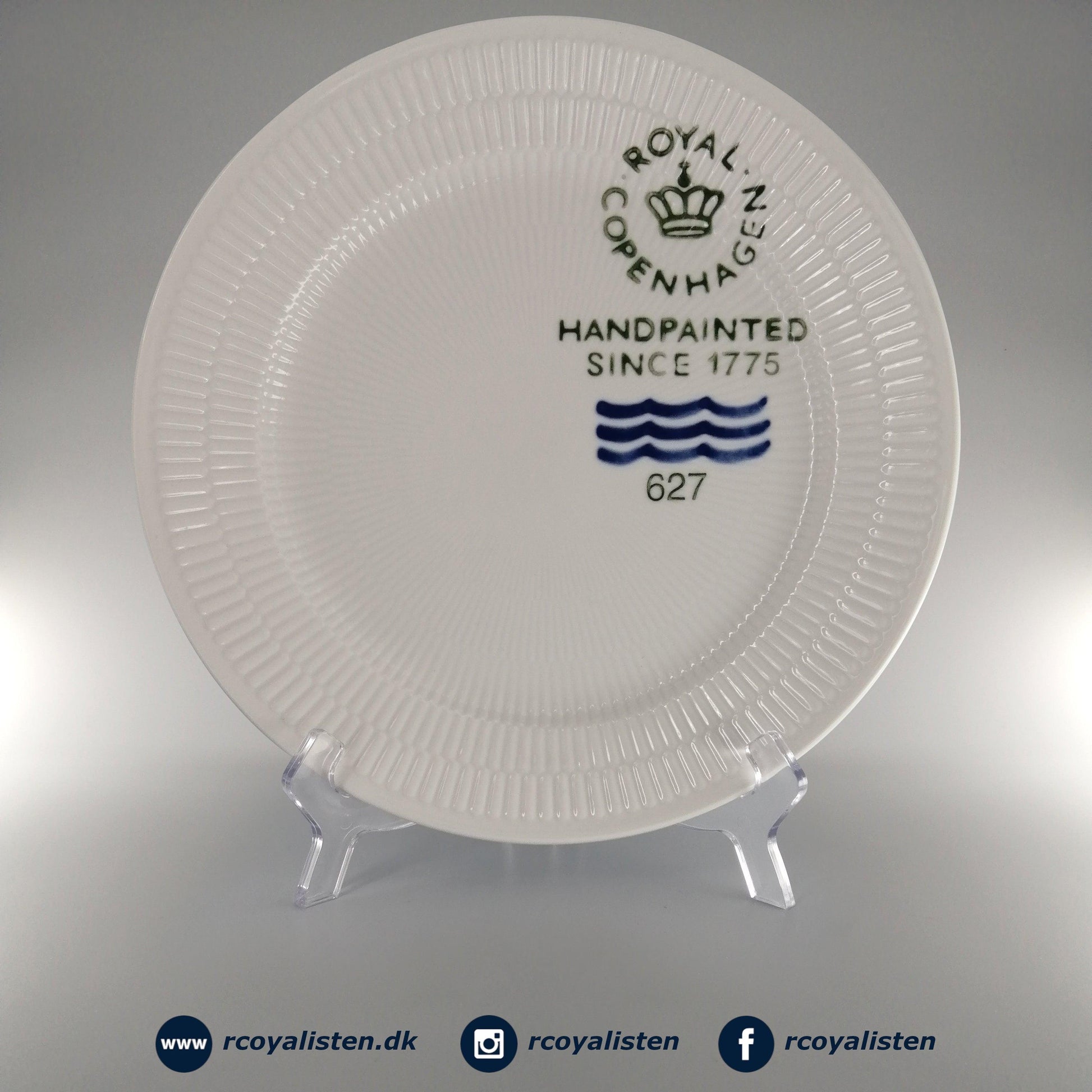 Royal Copenhagen Riflet Signatur Tallerken (27 cm) - RCoyalisten.dk