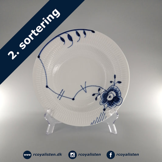 Blå Mega Riflet Dyb Tallerken #6 (21 cm)