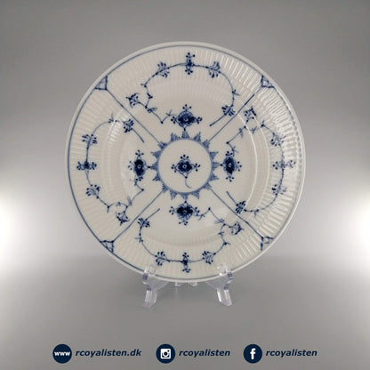 Musselmalet Riflet Tallerken (23 cm) - RCoyalisten.dk