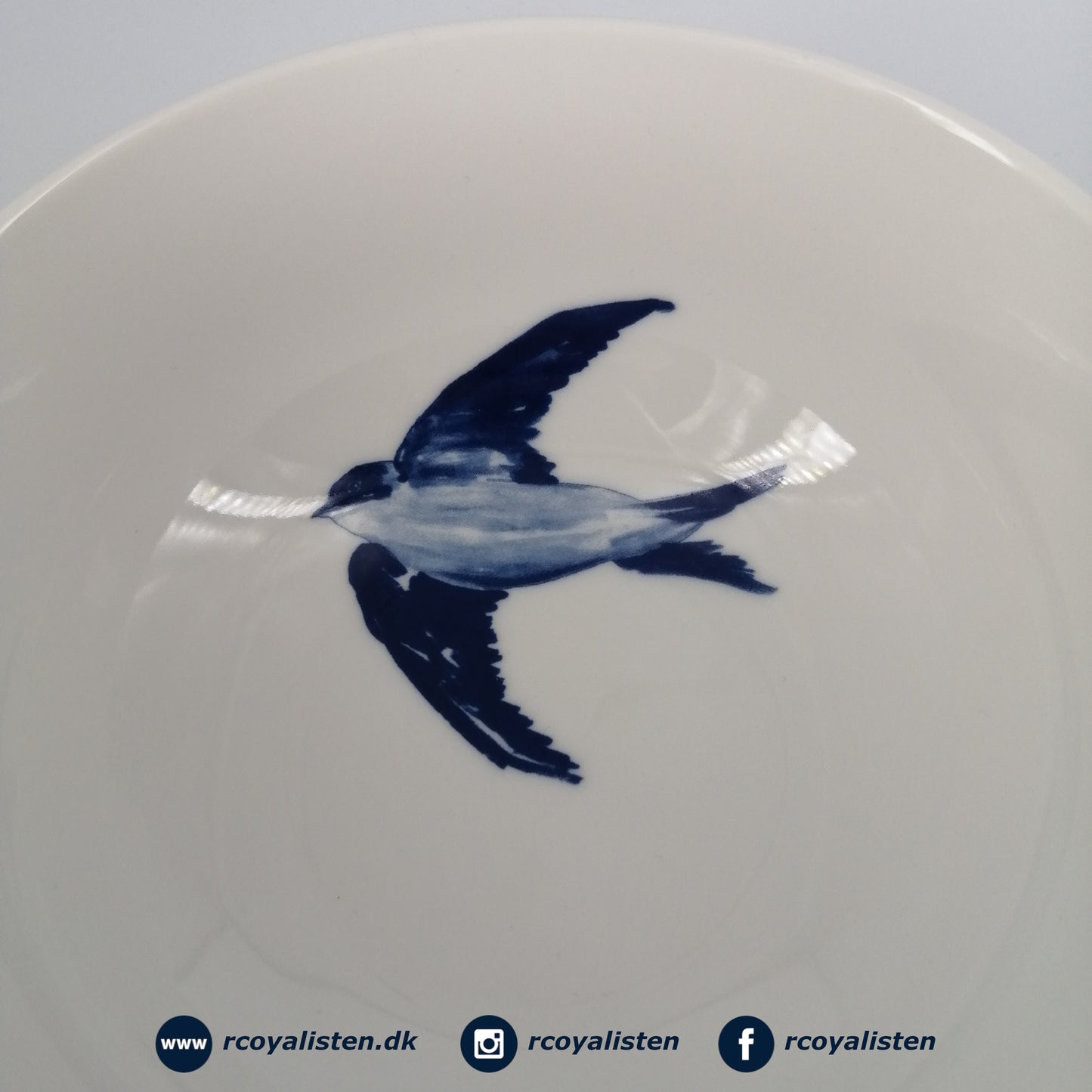 Hvid Riflet Skål (15 cm / 73 cl) - Svale