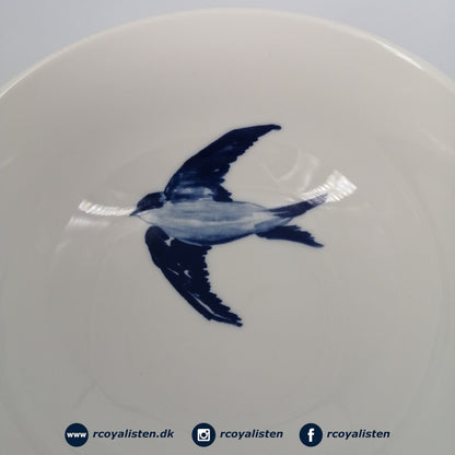 Hvid Riflet Skål (15 cm / 73 cl) - Svale
