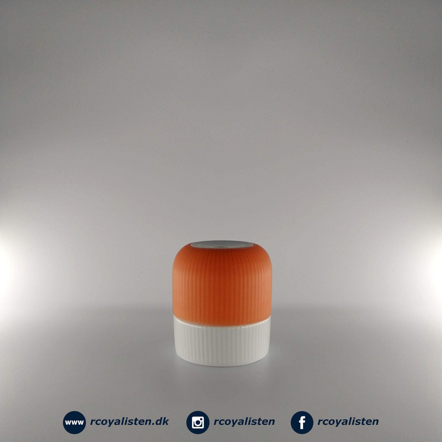 Royal Copenhagen Riflet Contrast Krus (33 cl) - Koral - RCoyalisten.dk